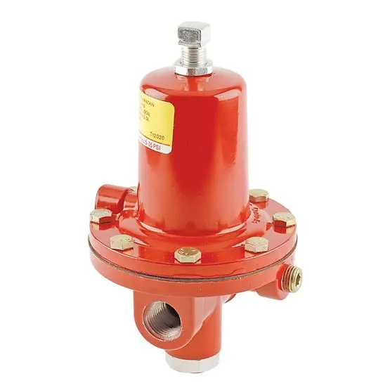 Fisher Emerson Commercial/Industrial High-Pressure Regulator 64-33, Inlet X Outlet - 1/2 FNPT